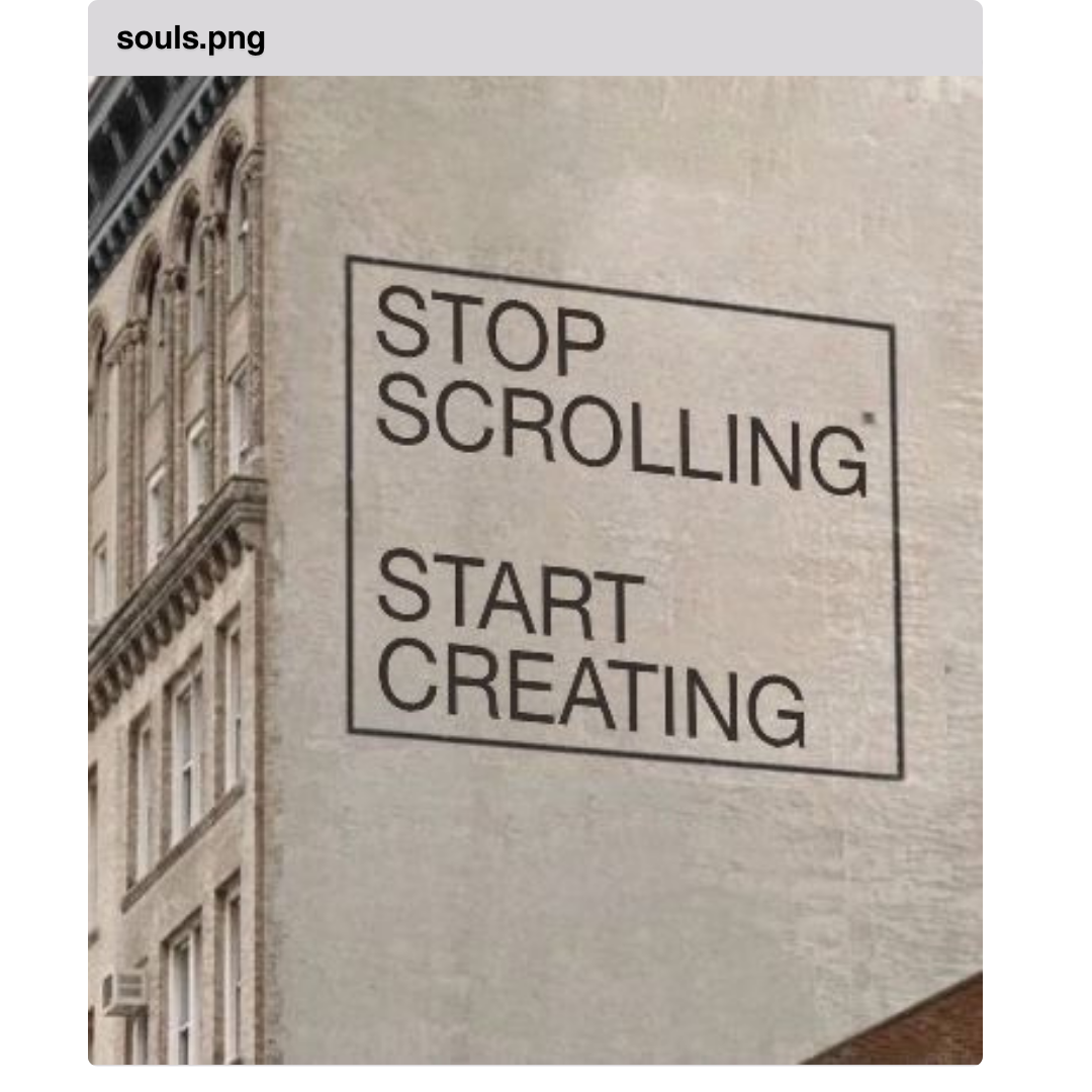 Stop Scrolling Start Creating