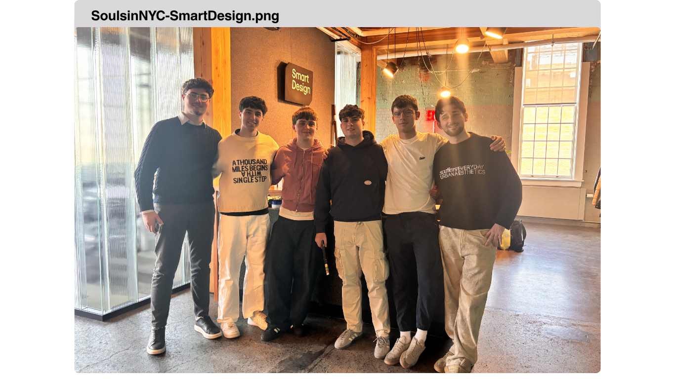 Equipo Souls en oficinas de Smart Design, NYC